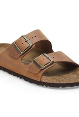 Birkenstock Birkenstock Arizona Oiled Leather (Men - Regular)  - Cognac