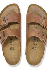 Birkenstock Birkenstock Arizona Oiled Leather (Men - Regular)  - Cognac