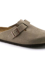 Birkenstock Birkenstock Boston Soft Footbed Suede (Femmes - Étroit) - Taupe
