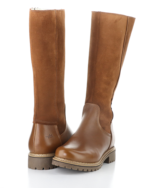 Bos. & Co. Bos. & Co. Hudson - Gobi Leather/Suede - Cognac/Redwood