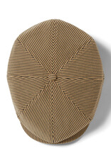 Brixton Brixton Brood Snap Cap - Dark Tan/Black Hickory Stripe