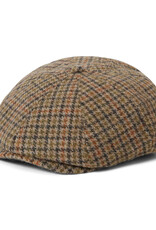 Brixton Brixton Brood Snap Cap - Oatmeal/Charcoal Houndstooth