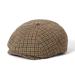 Brixton Brixton Brood Snap Cap - Oatmeal/Charcoal Houndstooth