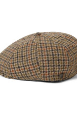 Brixton Brixton Brood Snap Cap - Oatmeal/Charcoal Houndstooth