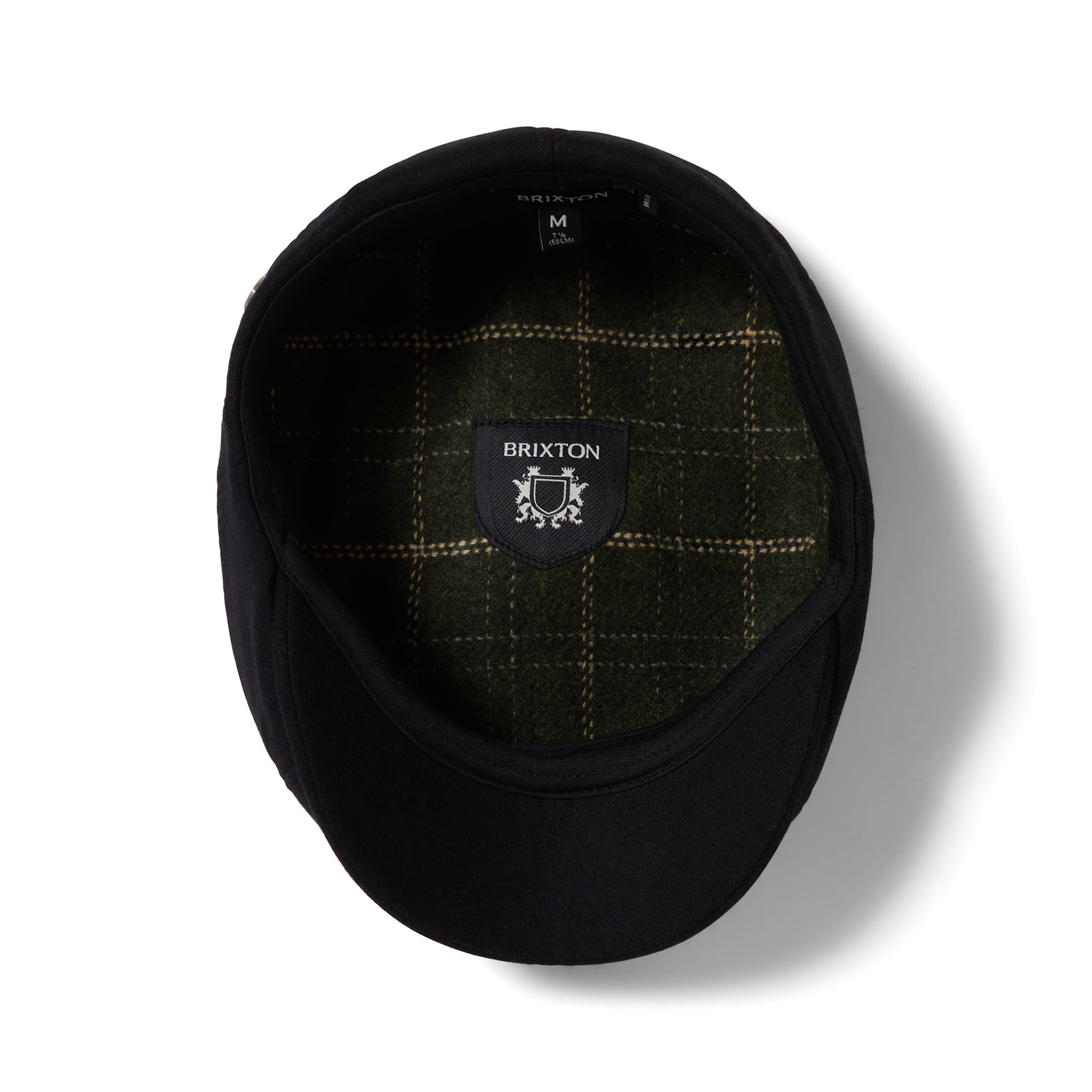 Brixton Brixton Brood Flannel Snap Cap - Black/Moss