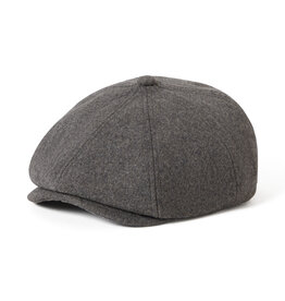 Brixton Brixton Brood Flannel Snap Cap - Dark Heather Grey/Washed Navy