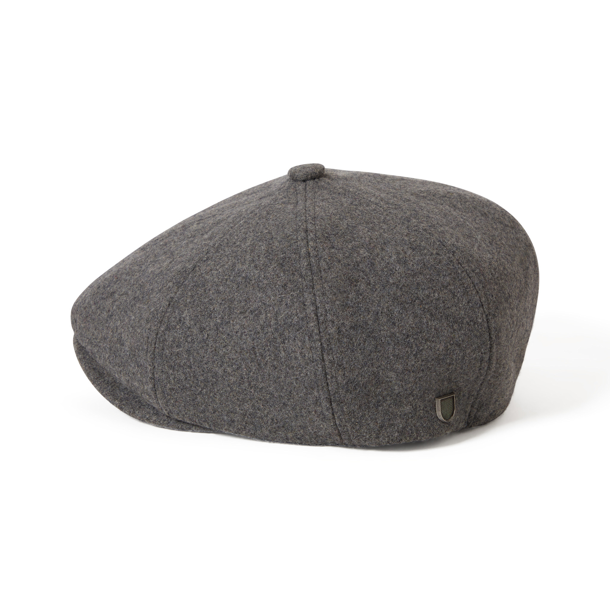 Brixton Brixton Brood Flannel Snap Cap - Dark Heather Grey/Washed Navy