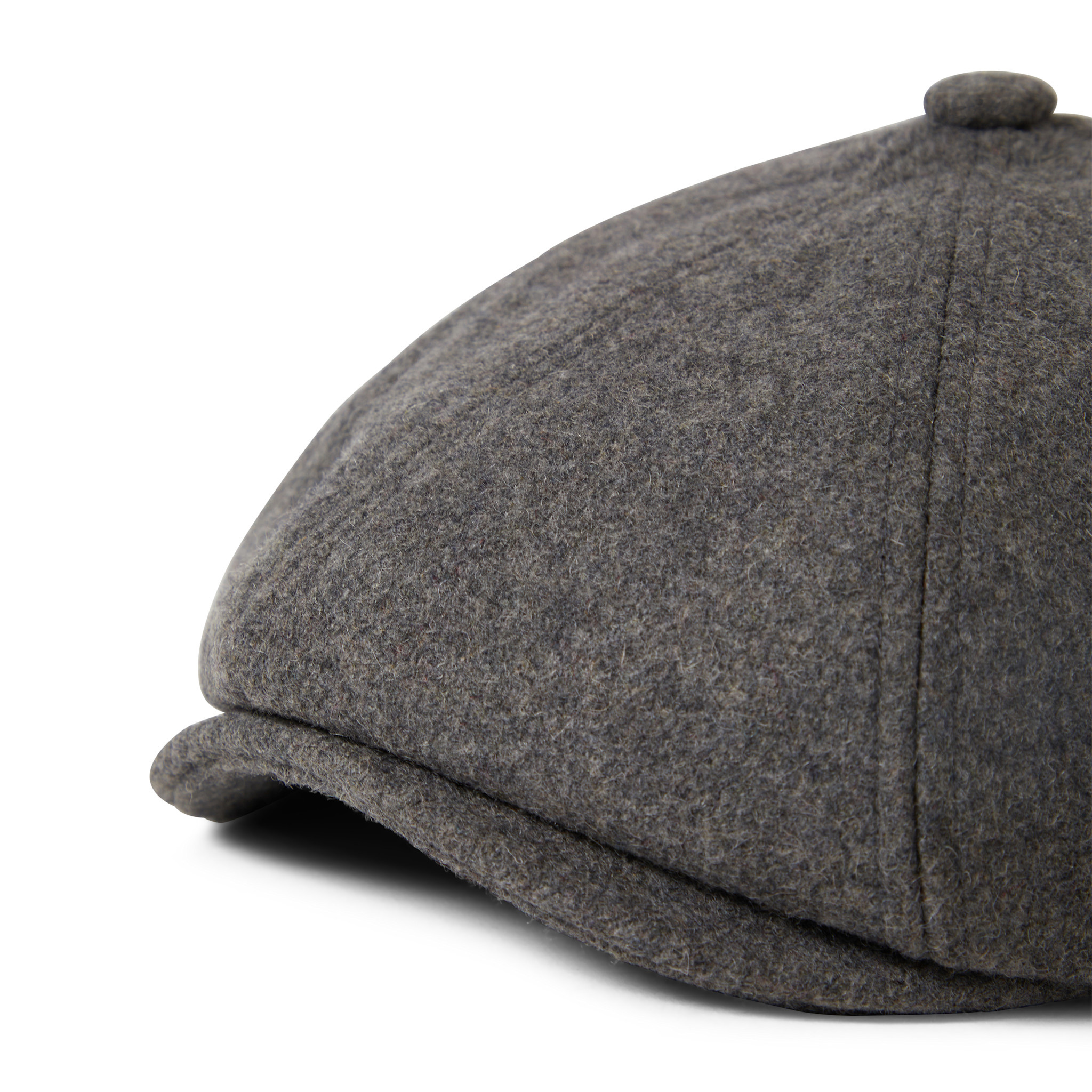 Brixton Brixton Brood Flannel Snap Cap - Dark Heather Grey/Washed Navy