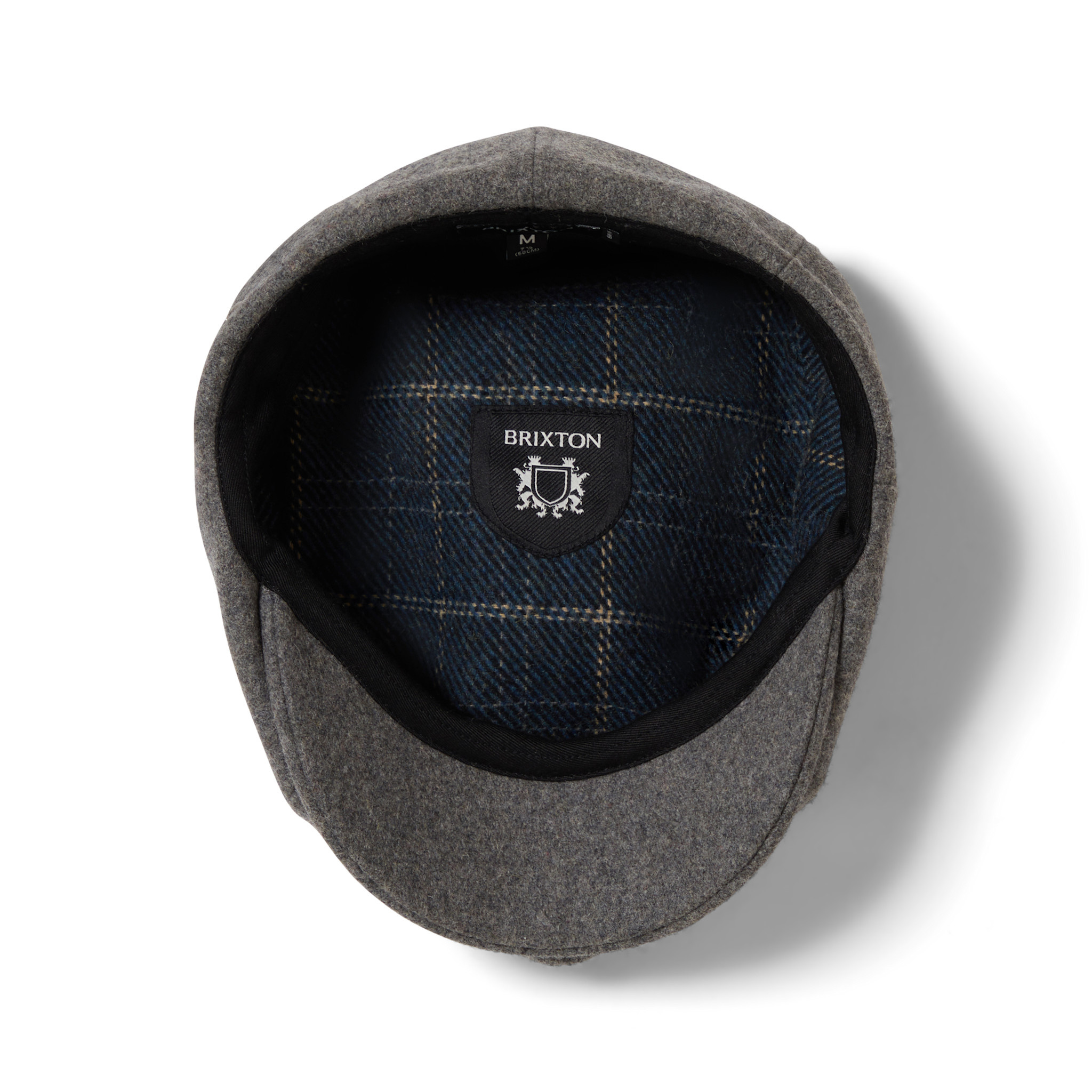 Brixton Brixton Brood Flannel Snap Cap - Dark Heather Grey/Washed Navy