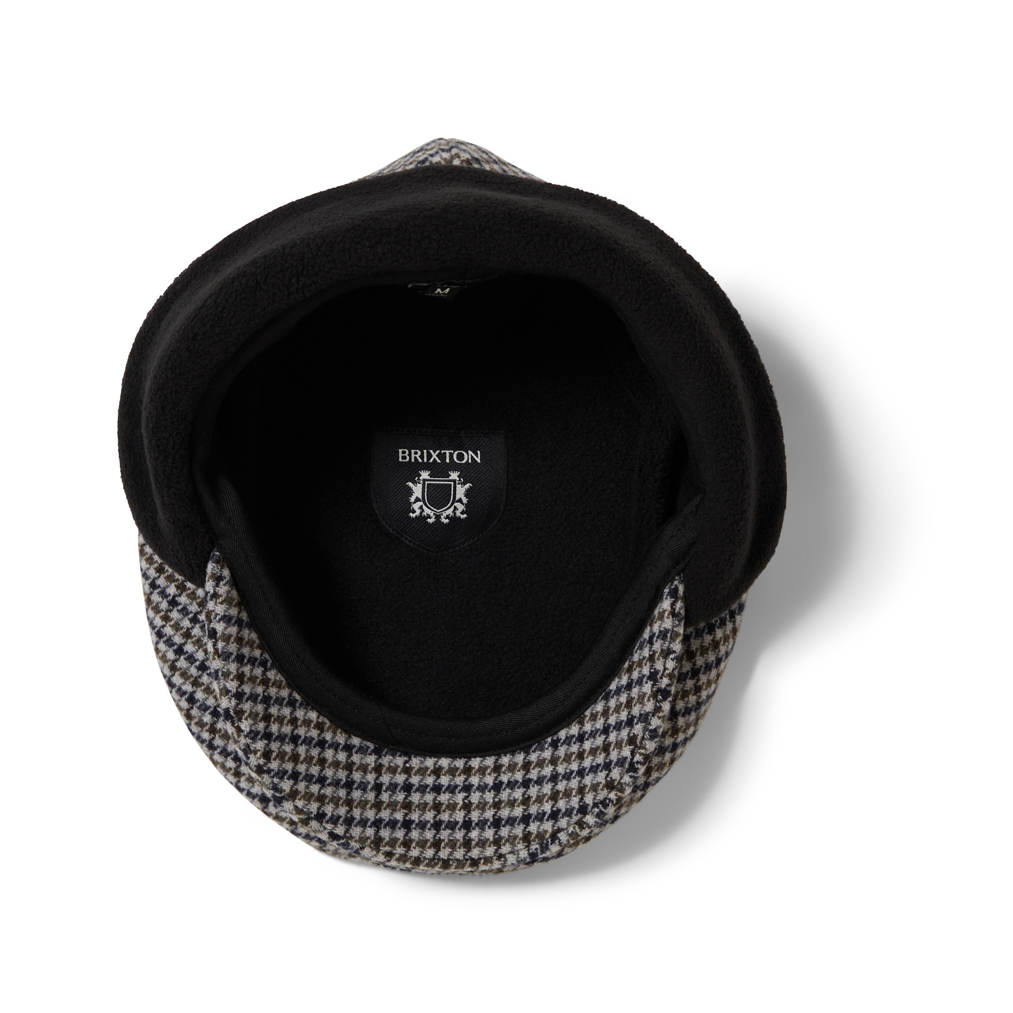 Brixton Brixton Hooligan Earflap Snap Cap - Black/Grey/Charcoal