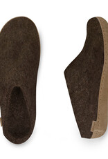 Glerups Glerups Pantoufle/Open Heel - Brown (Chestnut)