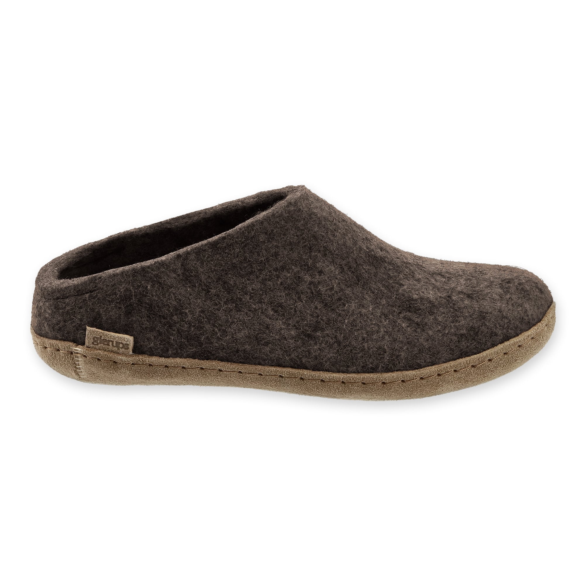 Glerups Glerups Pantoufle/Open Heel - Brown (Chestnut)