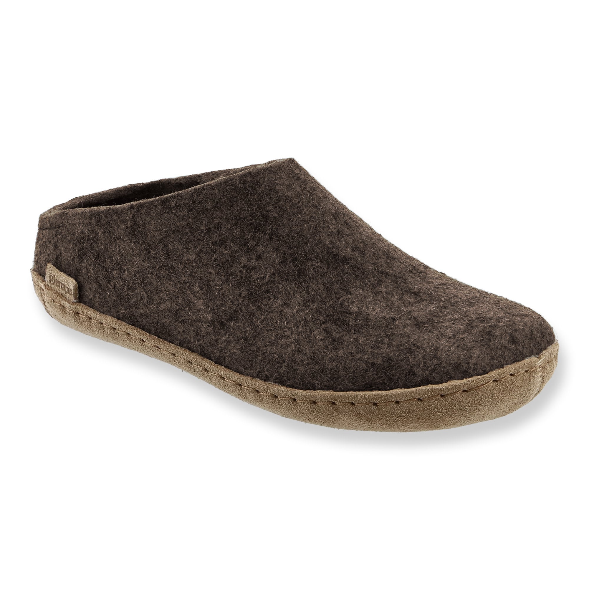 Glerups Glerups Pantoufle/Open Heel - Brown (Chestnut)