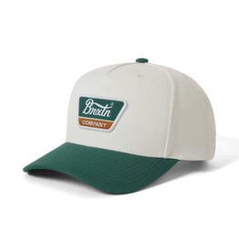 Brixton Brixton Linwood C MP Snapback - Off White/Primal Green
