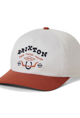Brixton Brixton Beekman MP Snapback - Off White/Rust