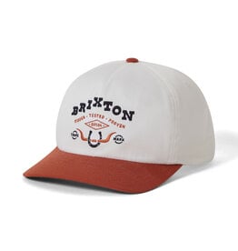 Brixton Brixton Beekman MP Snapback - Off White/Rust