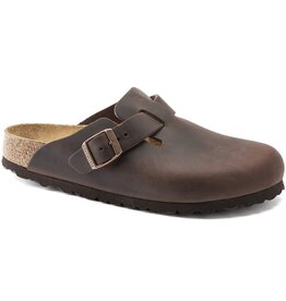 Birkenstock Birkenstock Boston en Cuir Huilé (Femme - Étroit) - Habana