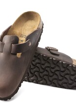 Birkenstock Birkenstock Boston en Cuir Huilé (Régulier) - Habana