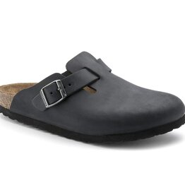 Birkenstock Birkenstock Boston en Cuir Huilé (Régulier) - Black
