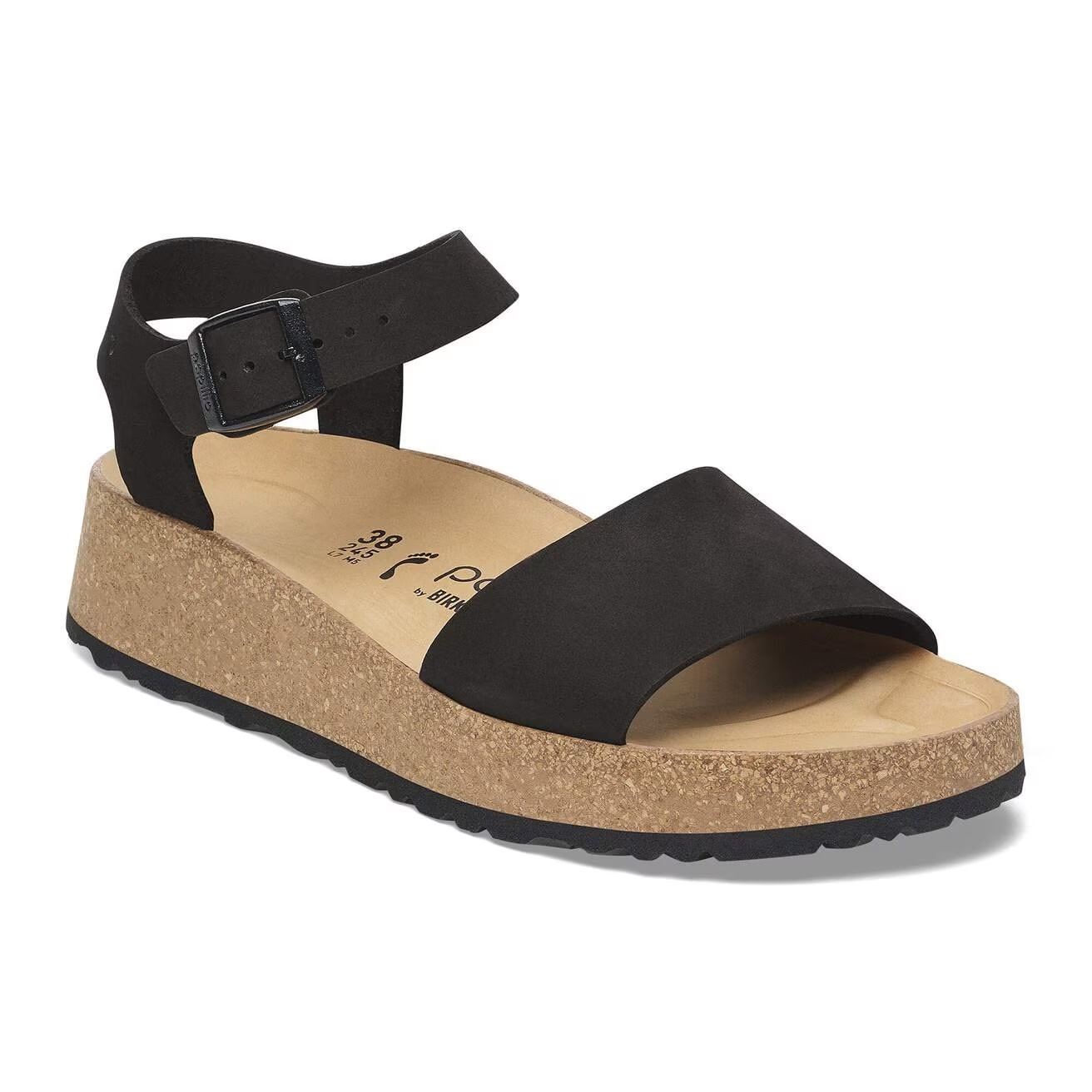Birkenstock Birkenstock Papillio Glenda Platform Wedge - Nubuck (Women - Narrow) - Black