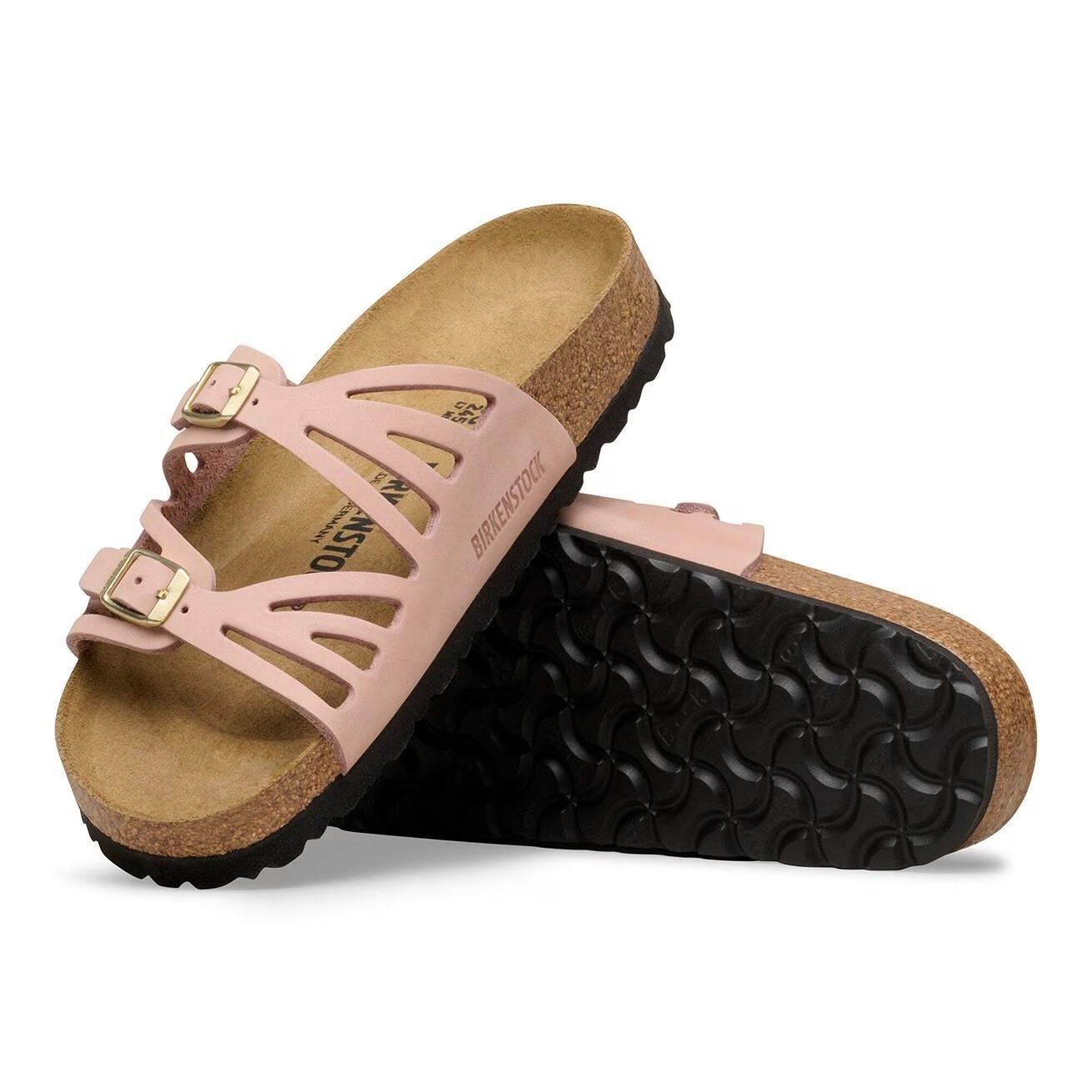 Birkenstock Birkenstock Granada Nubuck (Femmes - Étroit) - Soft Pink