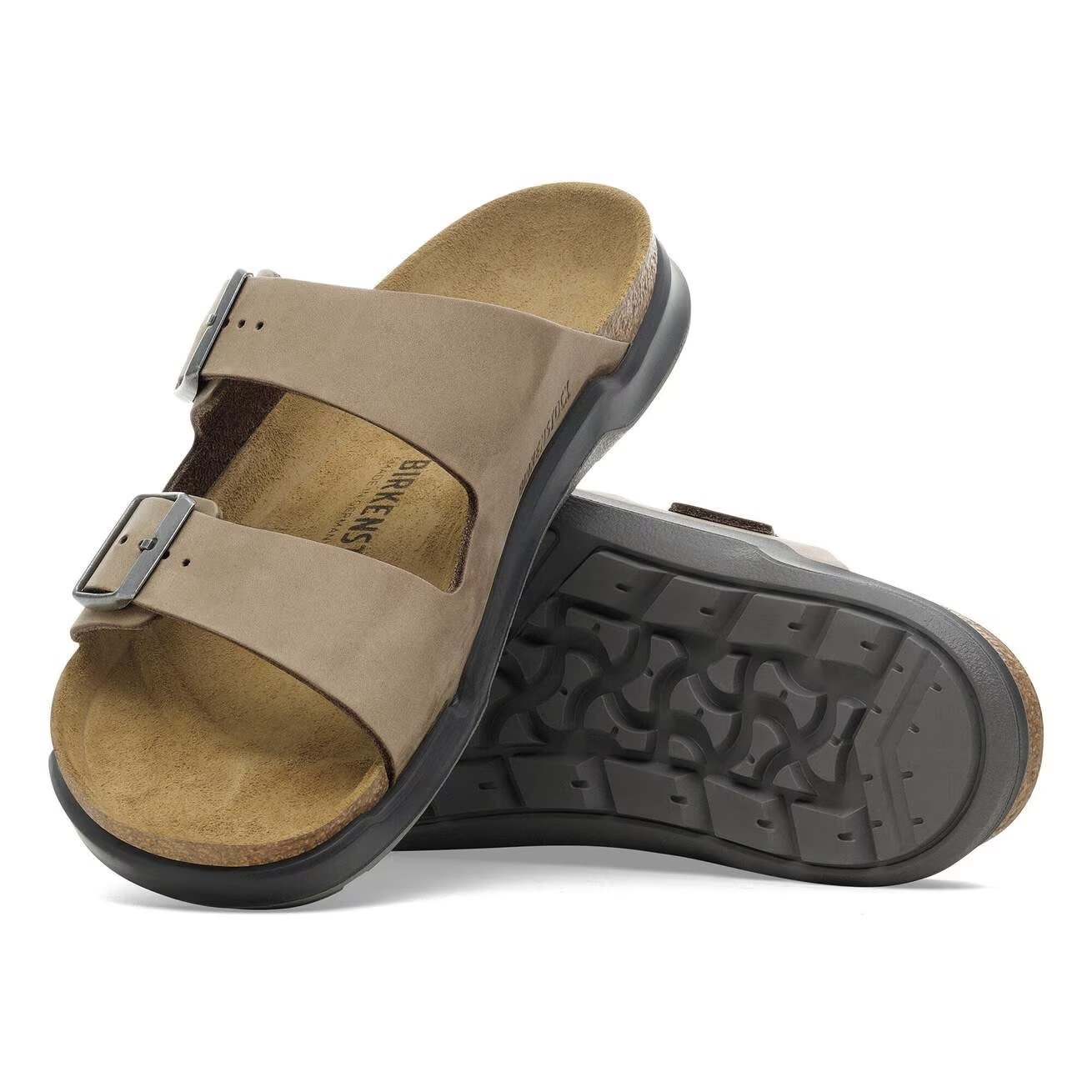 Birkenstock Birkenstock Arizona  Rugged CT Oiled Leather (Men - Regular) - Tobacco