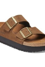 Birkenstock Birkenstock Papillio Arizona Platform - Nubuck (Women - Narrow) - Dark Tea