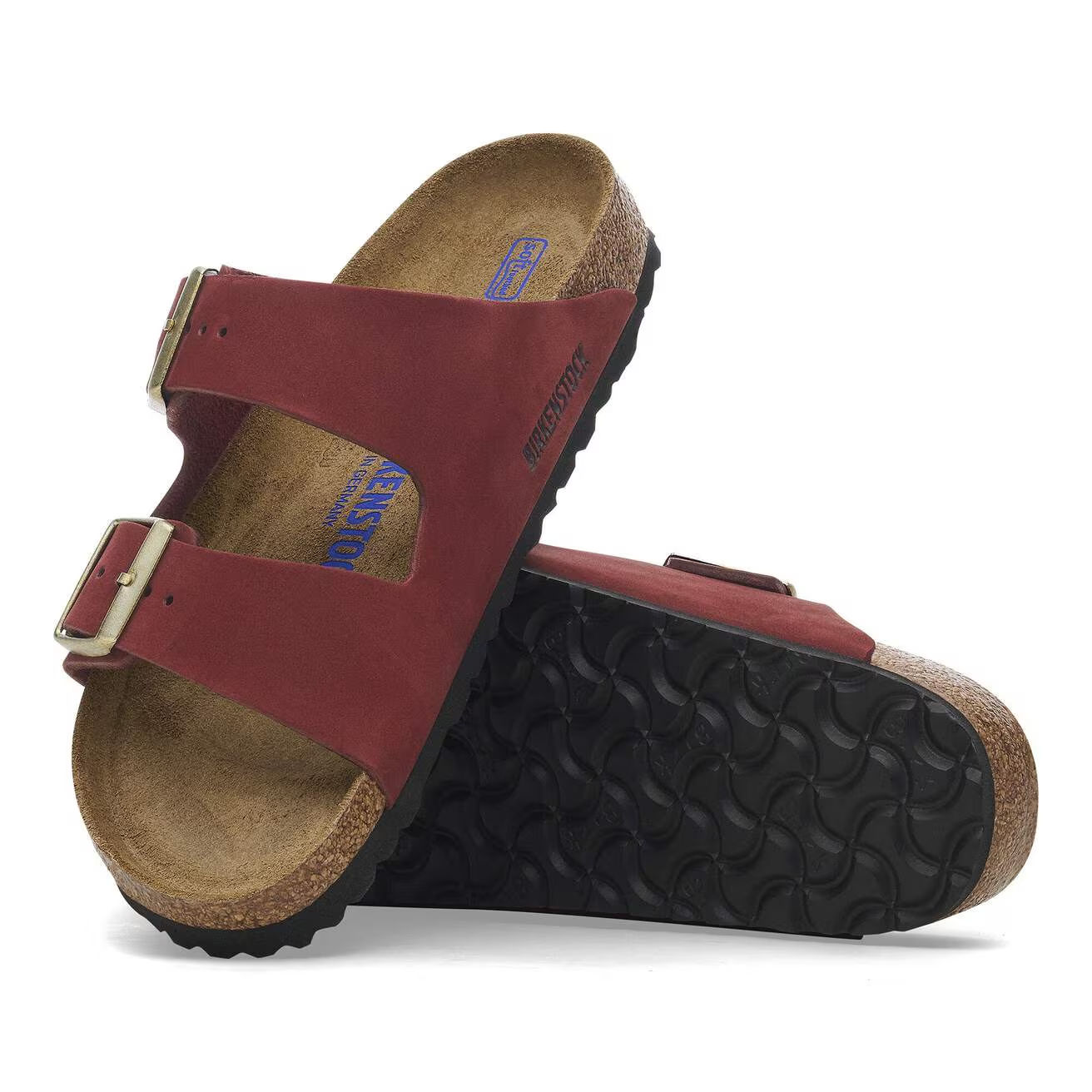 Birkenstock Birkenstock Arizona Soft Footbed - Nubuck (Femmes - Régulier) - Zinfandel