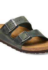 Birkenstock Birkenstock Arizona - Oiled Leather (Women - Regular) - Thyme