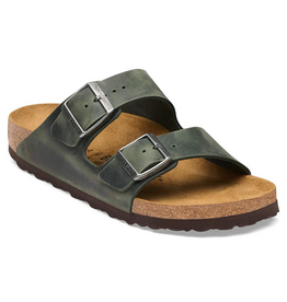 Birkenstock Birkenstock Arizona - Oiled Leather (Women - Regular) - Thyme