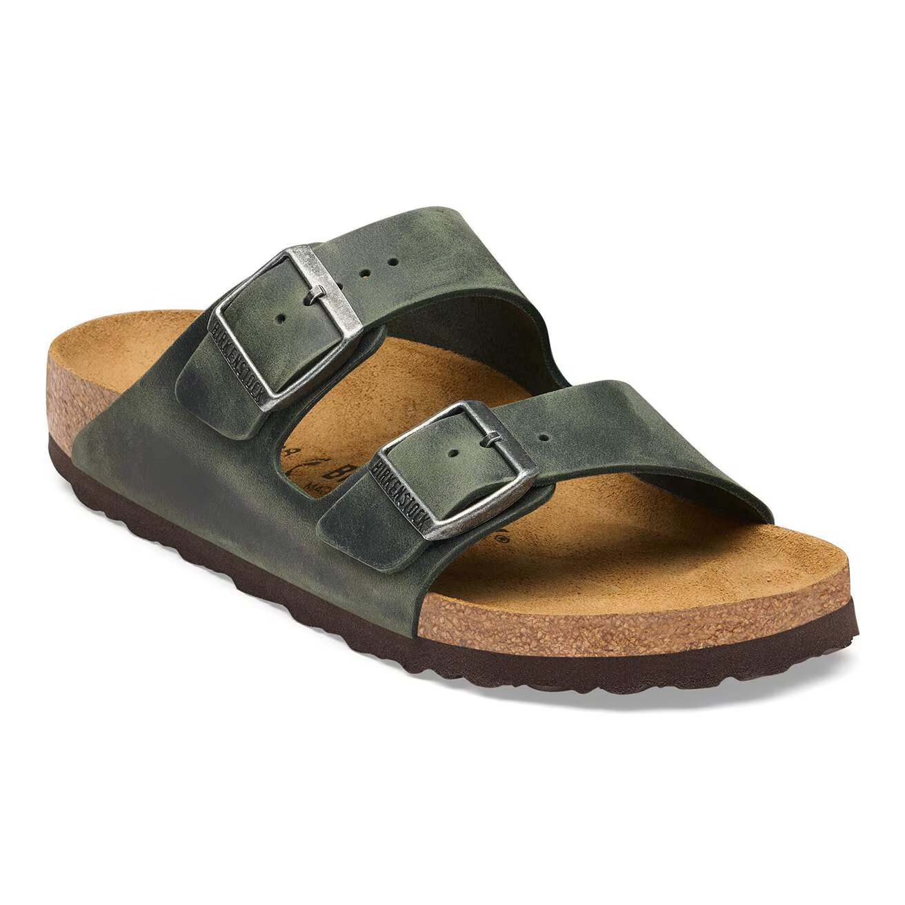 Birkenstock Birkenstock Arizona - Oiled Leather (Femmes - Régulier) - Thyme