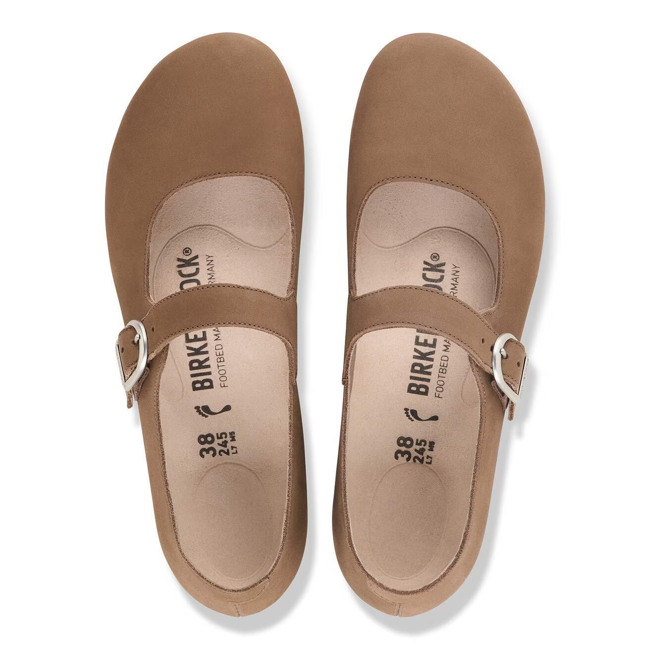 Birkenstock Birkenstock Santa Clarita Nubuck (Women - Regular) - Dark Tea