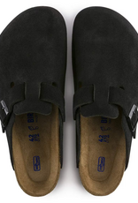 Birkenstock Birkenstock Boston Soft Footbed Suede (Men - Regular) - Black