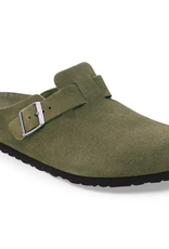 Birkenstock Birkenstock Boston Soft Footbed Suede (Femmes - Étroit) - Thyme Tonal
