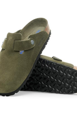 Birkenstock Birkenstock Boston Soft Footbed Suede (Men - Regular) - Thyme Tonal