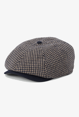 Brixton Brixton Brood Snap Cap - Navy/Sand Houndstooth