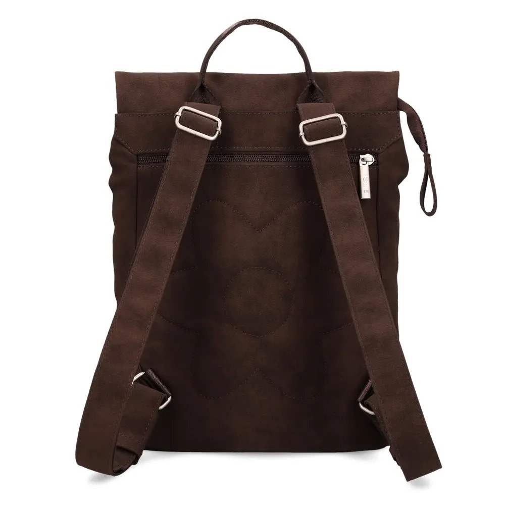 Zwei Zwei MADEMOISELLE - Rucksack MR13 - Nubuck Espresso