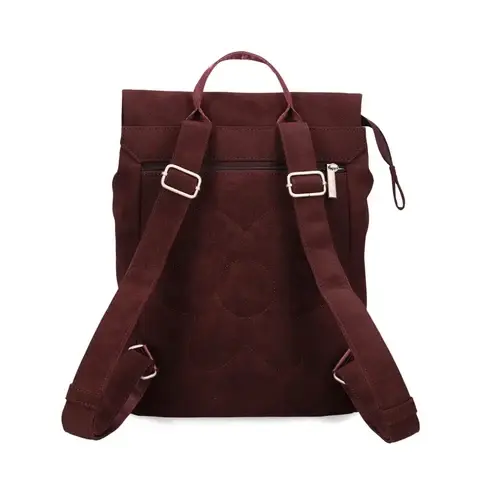 Zwei Zwei MADEMOISELLE - Rucksack MR13 - Nubuck Bordeaux