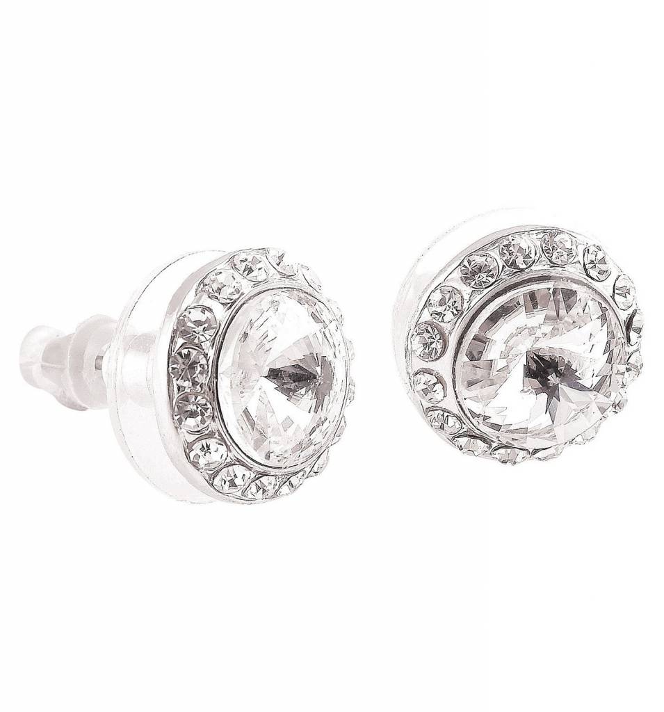 Celestial Silver Post Earrings