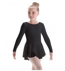 Motionwear Long Sleeve Sheer Skirted Leotard