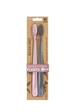 Nfco Bio Brush Twin Pk-Rose Quartz and Monsoon Mist