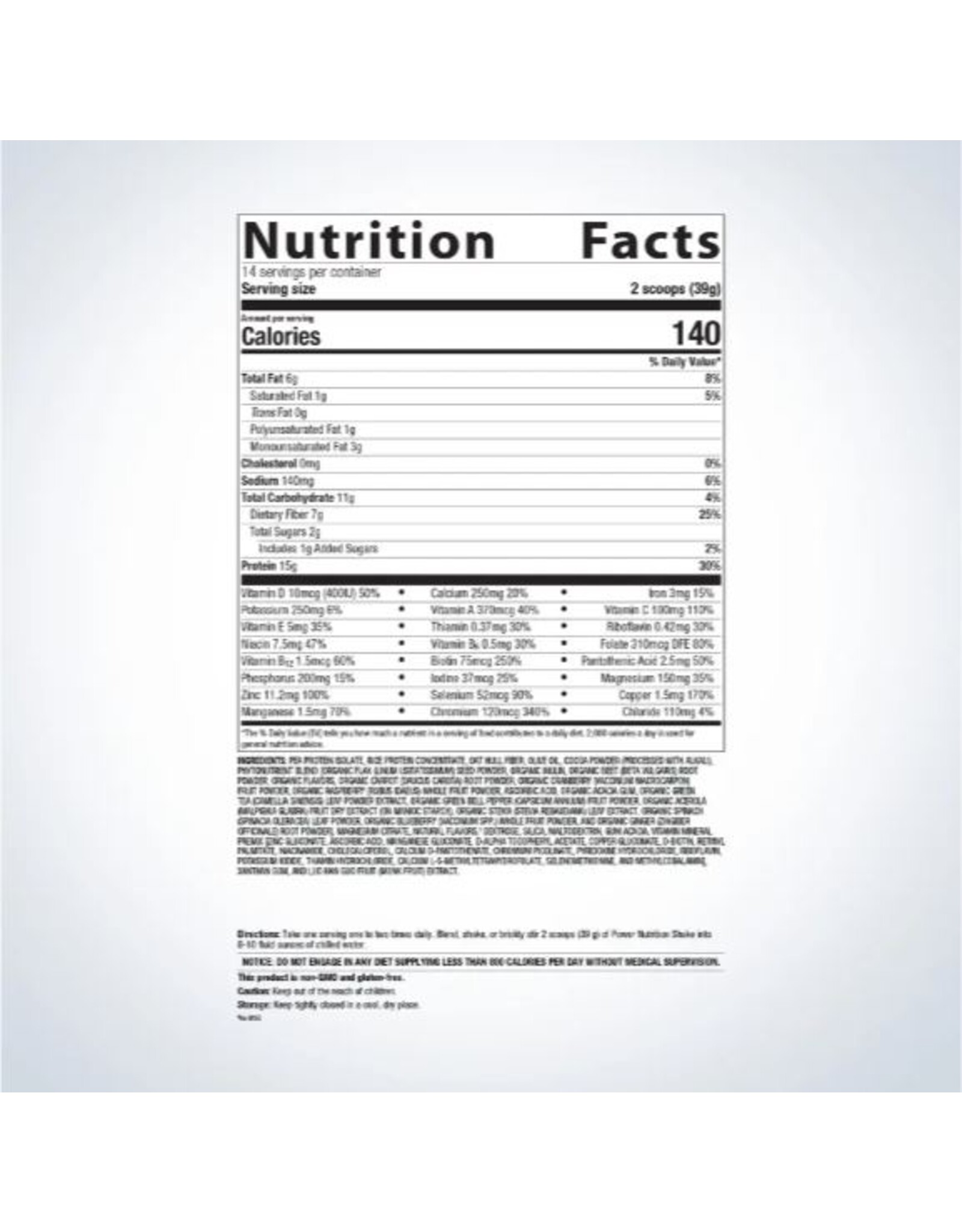 Power Nutrition Shake (formerly UltraMeal® Daily Support)