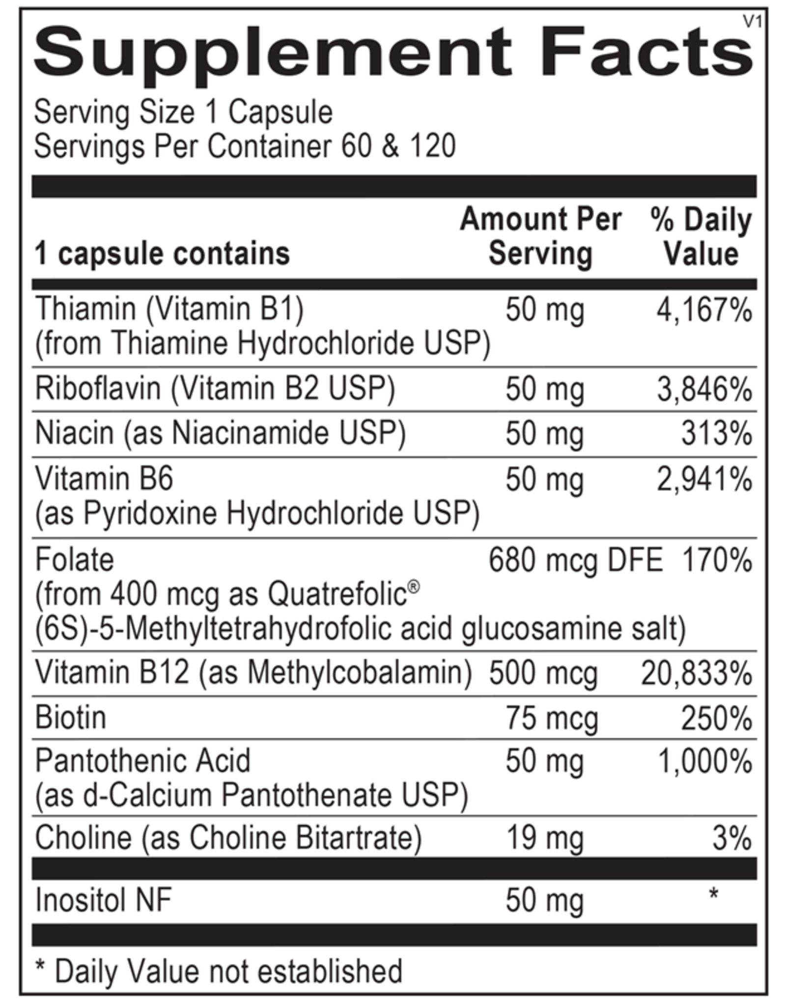 Methyl B Complete 60 CT