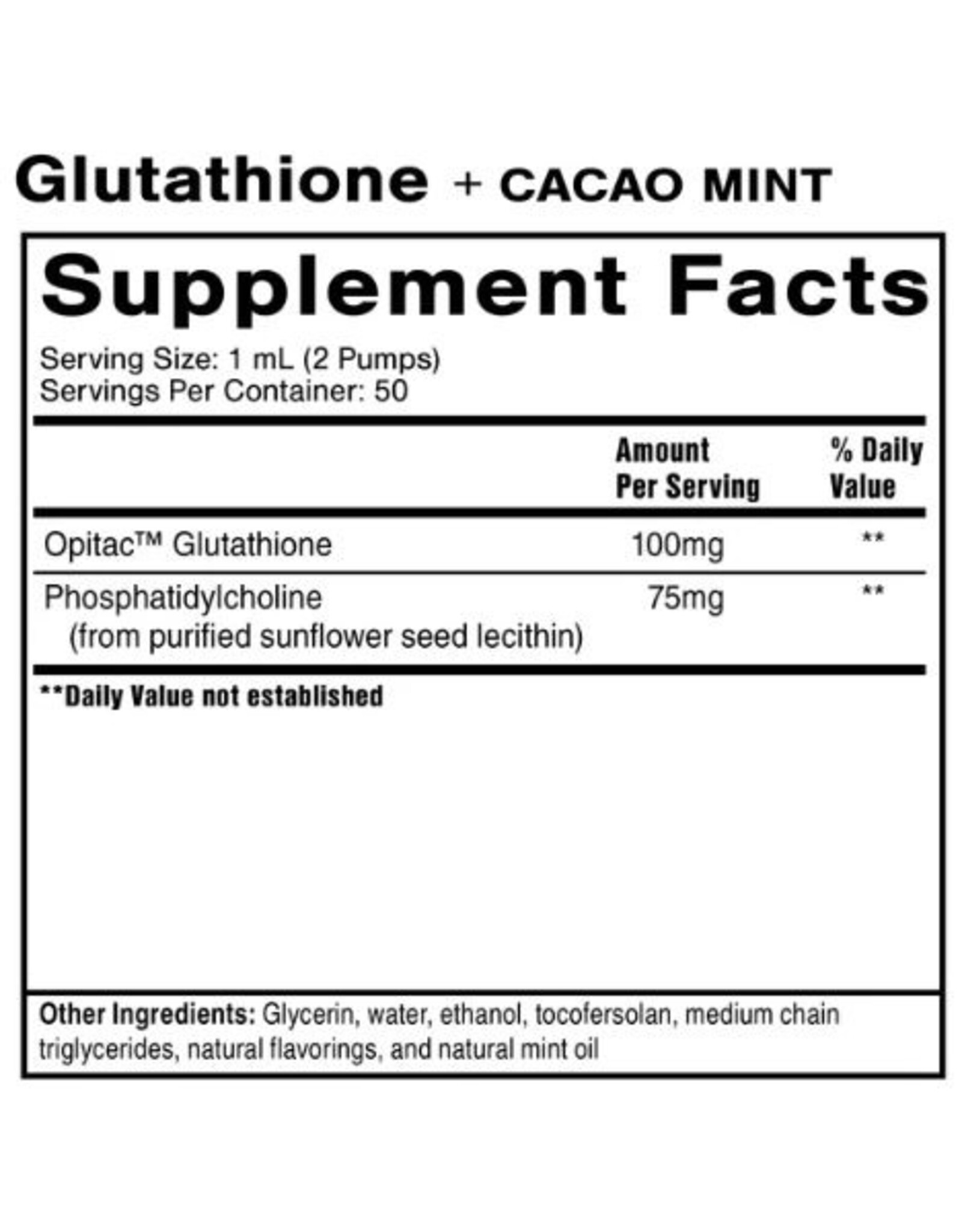 Glutathione Cacao Mint