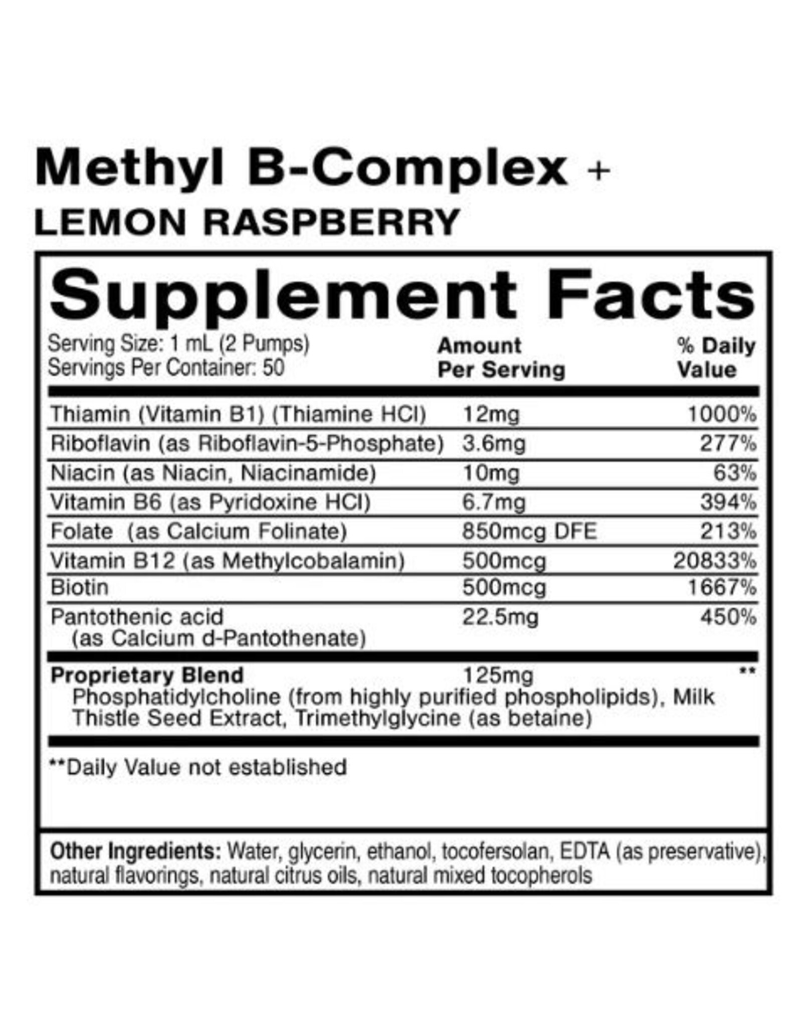 Methyl B Complex + Lemon Rasberry