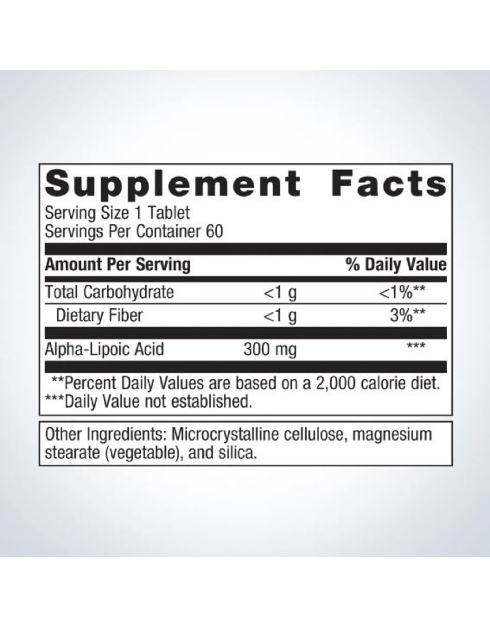 Alpha Lipoic Acid (formerly Meta Lipoate) 60 ct