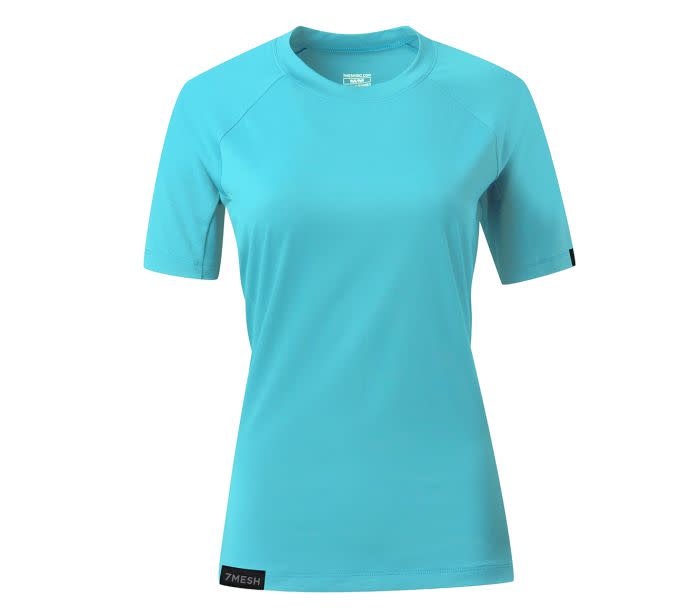 7 Mesh Eldorado Shirt Short, Women's, Glacier (Large)