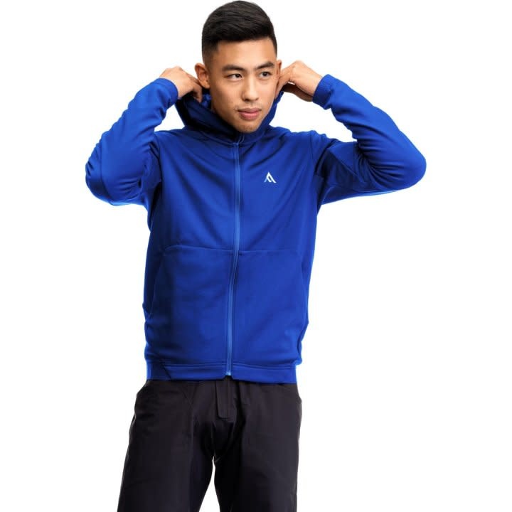 7 Mesh, Men's Callaghan Hoody, Super Blue  (Large)