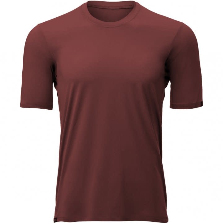 7 Mesh, Men's Sight Shirt SS, Port (Large)