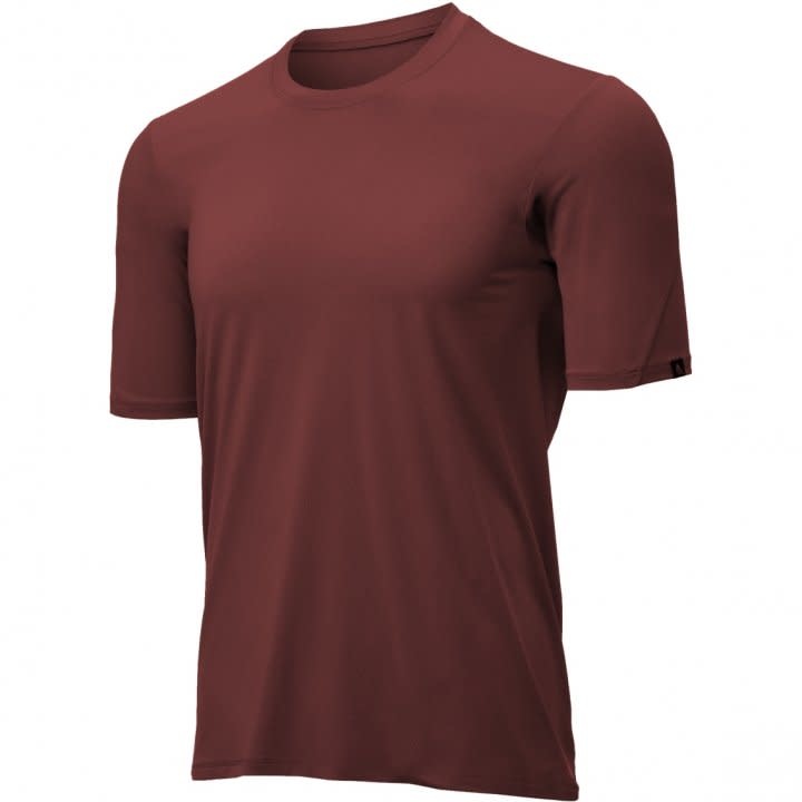 7 Mesh, Men's Sight Shirt SS, Port (Large)